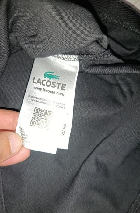 Футболка чоловіча класична Lacoste