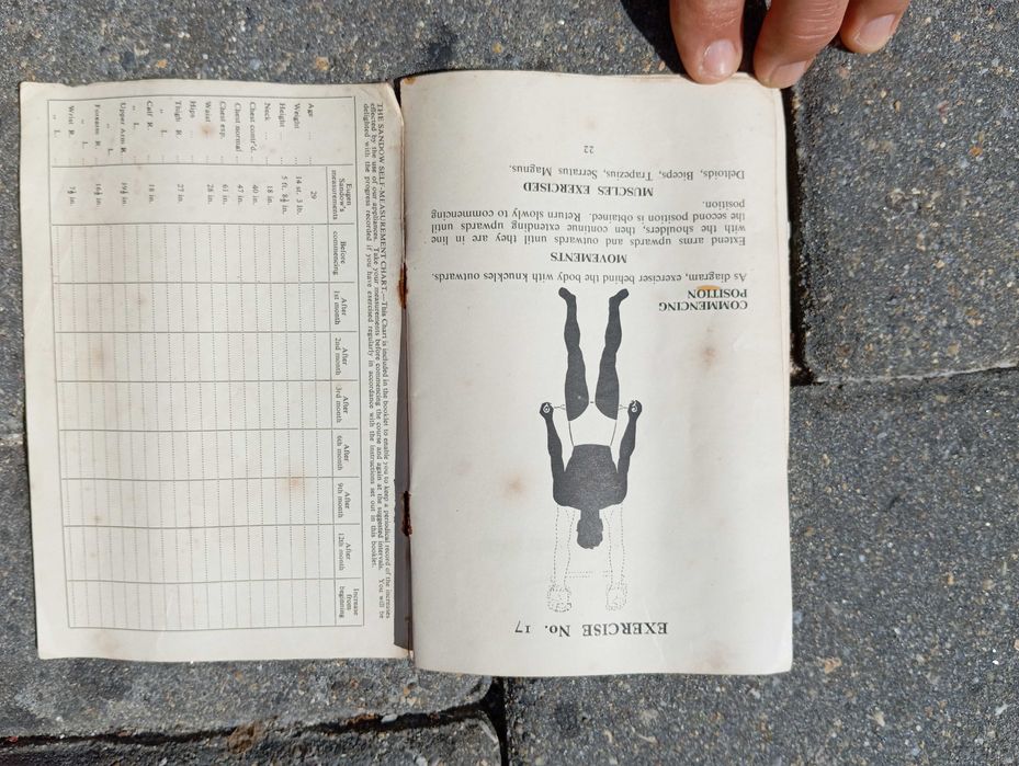 Aparelho de molas para musculação. Antiguidade