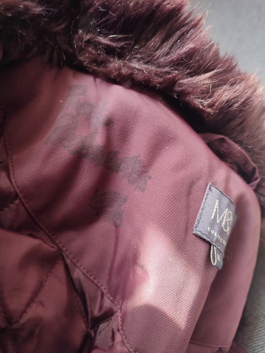Kurtka bordowa  M&S