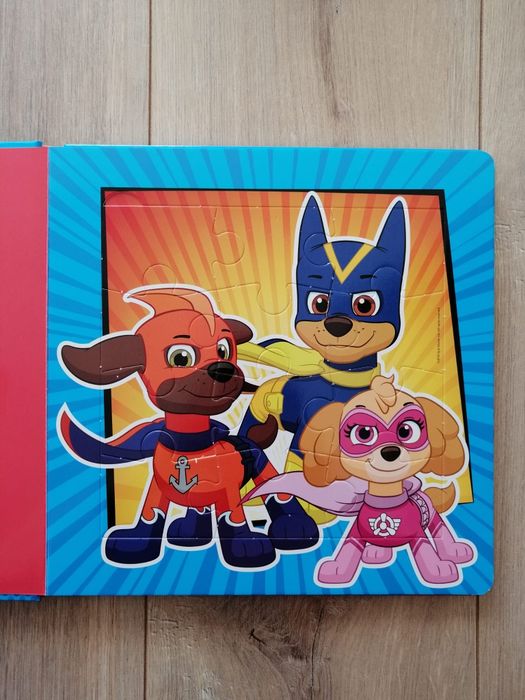 Książeczka puzzle Psi Patrol 5 układanek