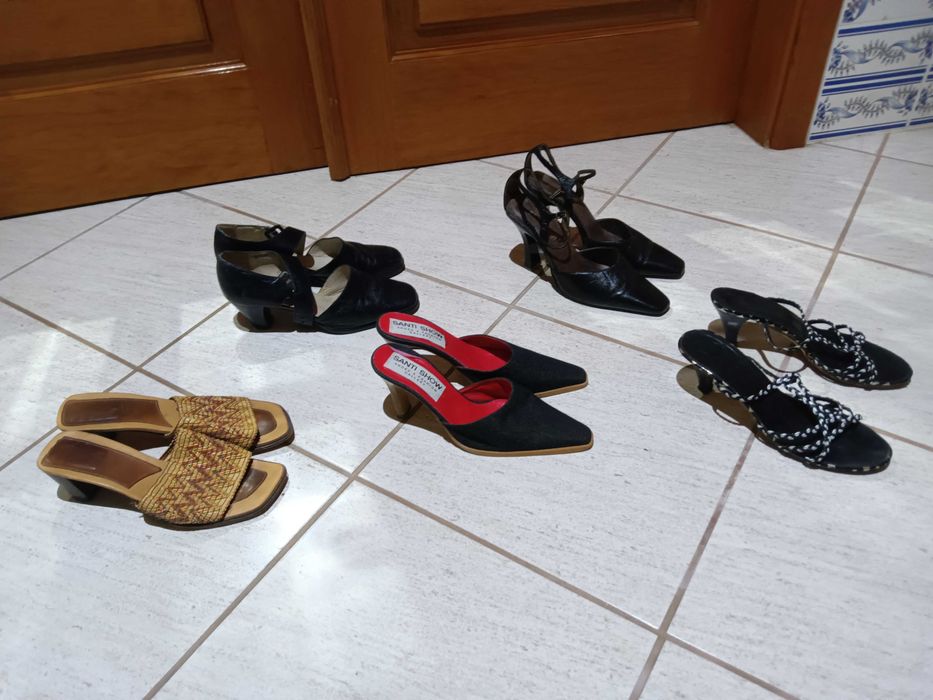 Calçado ainda em bom estado