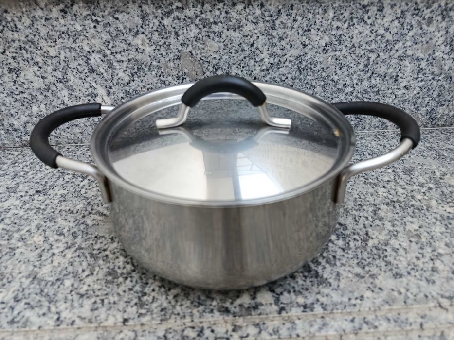 Panela tacho travessa inox balança de cozinha