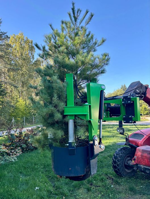 Przesadzarka do drzew i krzewów PD Premium z hydraulicznym skrętem