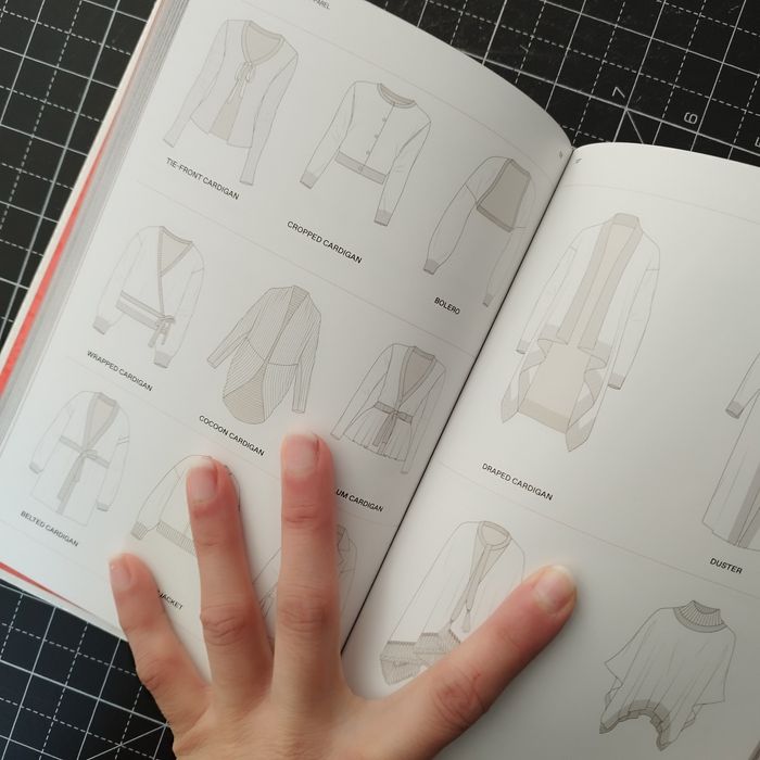 Livro The knitwear manual da Fashionary