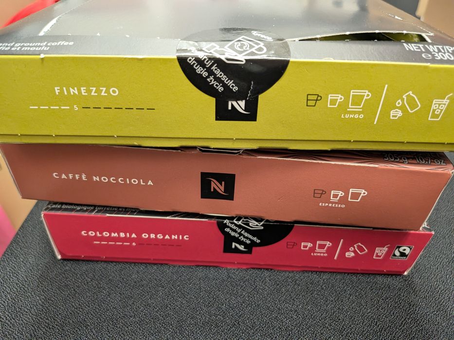 Zestaw 3 kaw nespresso professional