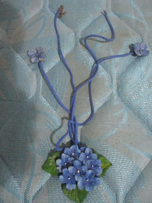 colar de senhora hortencias dos açores vintage