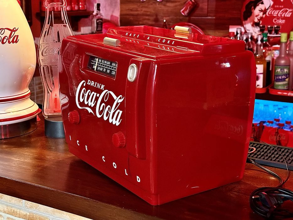 Radio cassete coca-cola