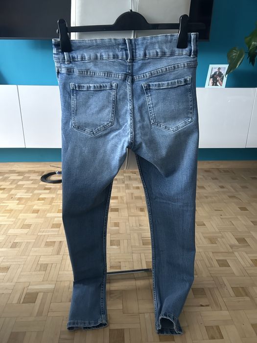 Jeansy skinny z wysokim stanem