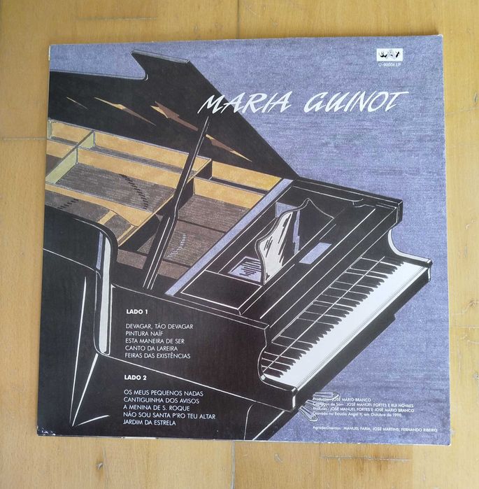 Disco de Vinil LP "Maria Guinot" 1990 - Novo