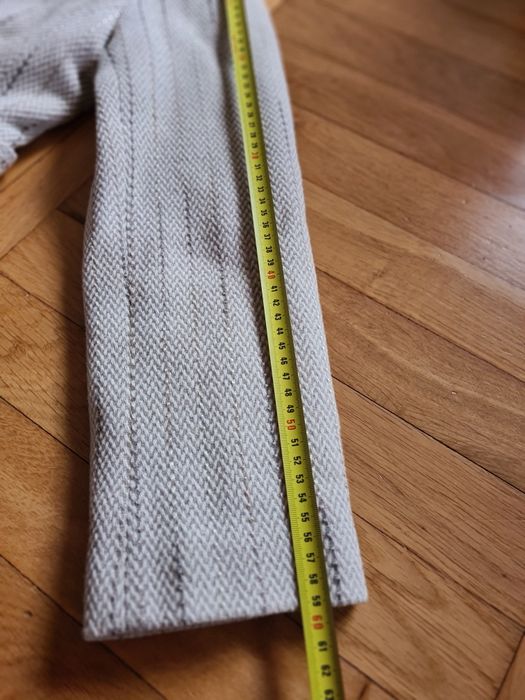 Beżowy wełniany płaszcz Tiara r.40 M/L