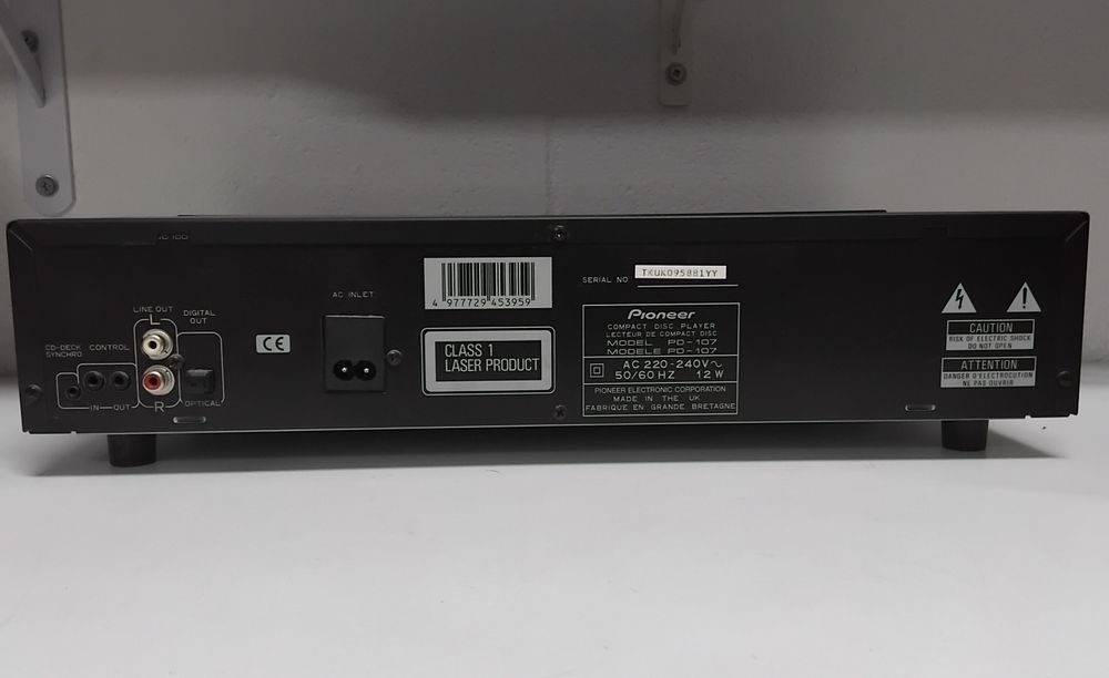 PIONEER leitor de cd PD-107