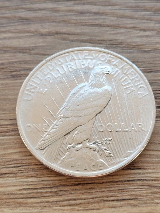 1 Dolar Pokoju 1923 r. Oryginał w bardzo dobrym stanie