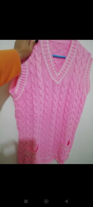 Pink Knitted Vest64752403459971124