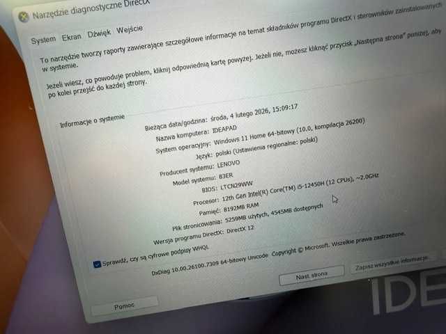 777/ Lenovo IdeaPad Slim 3 8/512 i5 12gen