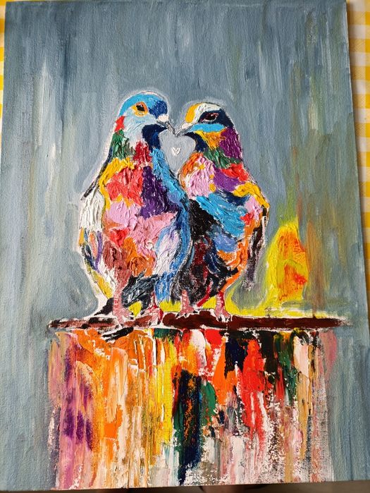 Картина маслом , холст на подрамнике , 40*50
