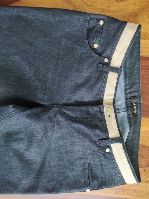 spodnie jeansy Versace