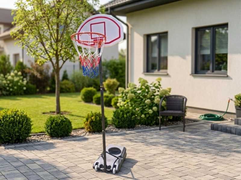 Kosz do koszykówki tablica NOWY 245cm stojak do kosza SOLIDNY!