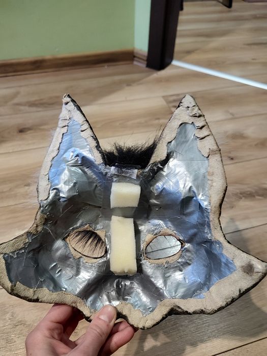 Maska therian  z futerkiem