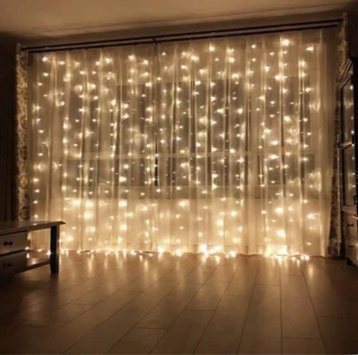 Гірлянда штора водопад 3/3