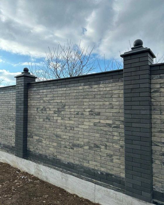 Облицювальна (фасадна) цегла для будинків, парканів, мангалів,альтанок