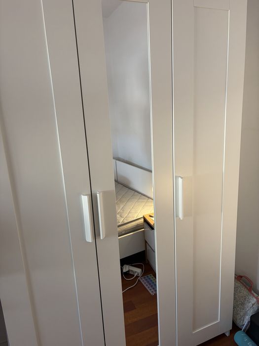 Roupeiro c/3 portas, branco, IKEA (BRIMNES)