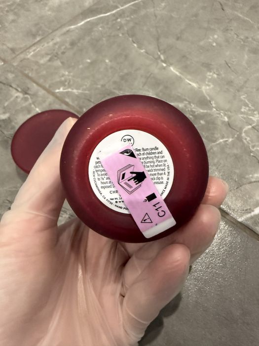 Ароматная свеча свечка рождественская