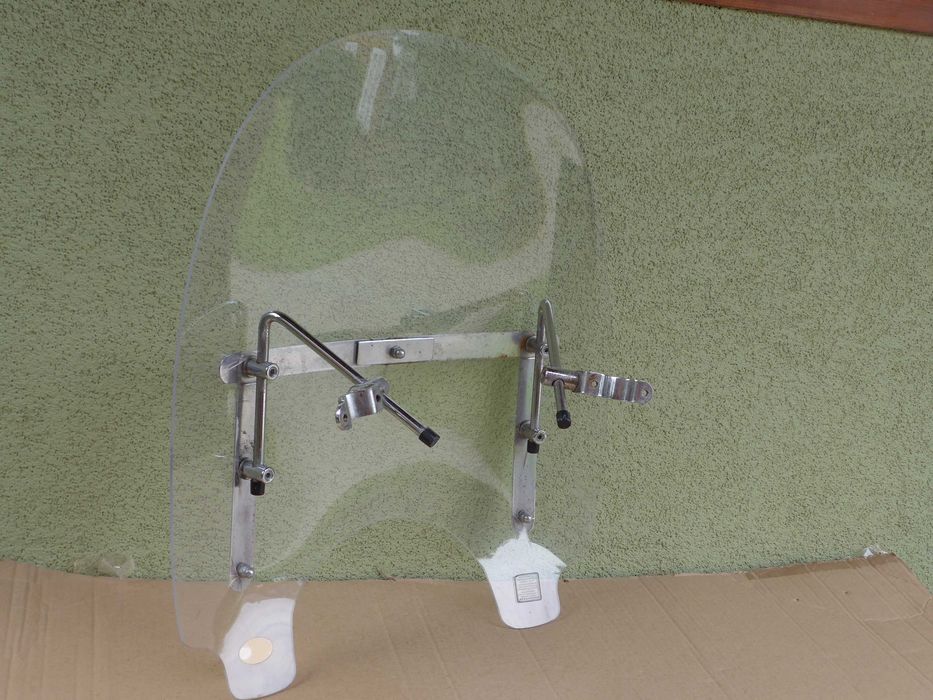 PUIG szyba mocowania 43x45 stelaż chrom Shadow Vulcan Virago Intruder