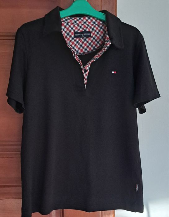 Czarna koszulka polo Tommy hilfiger r.XL