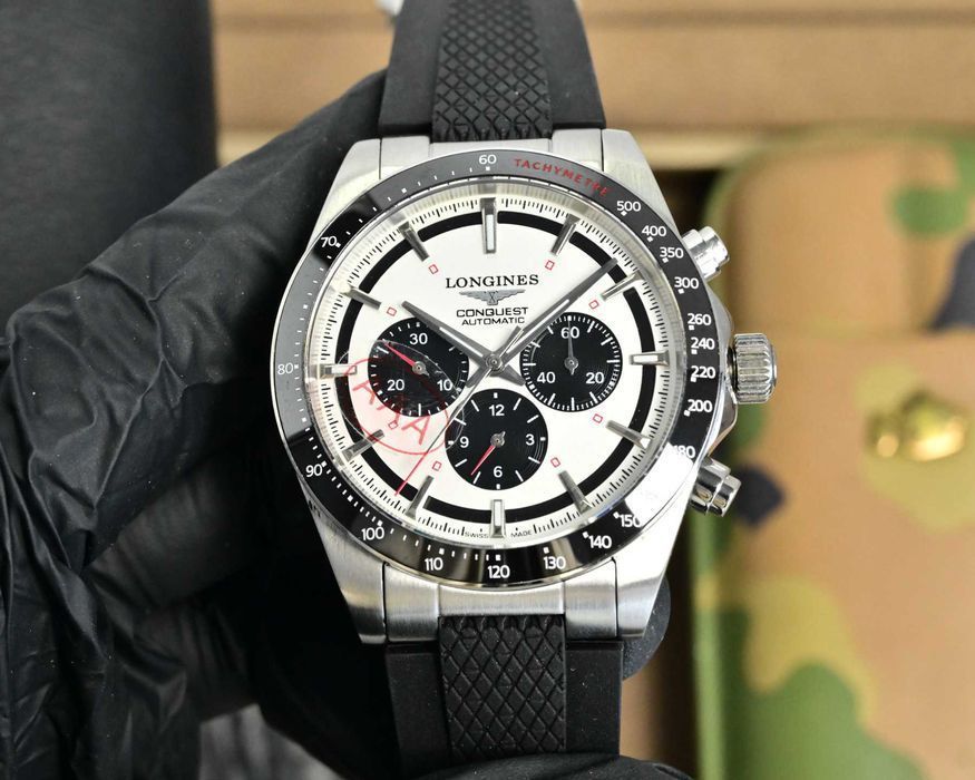 Годинник автоматичний Longines Conquest Chronograph (Ref. L3.835.4.02.6)