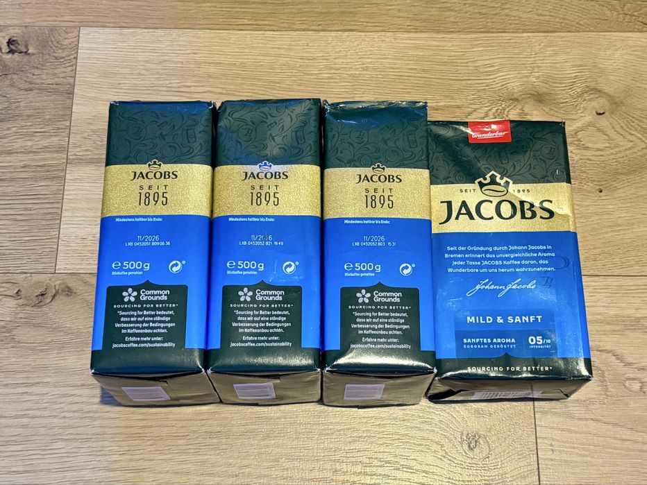 Jacobs Auslese Mild & Sanfe 4 x 500g mielona