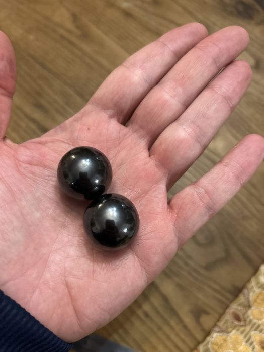 2 ímanes polidos iman bolas esferas