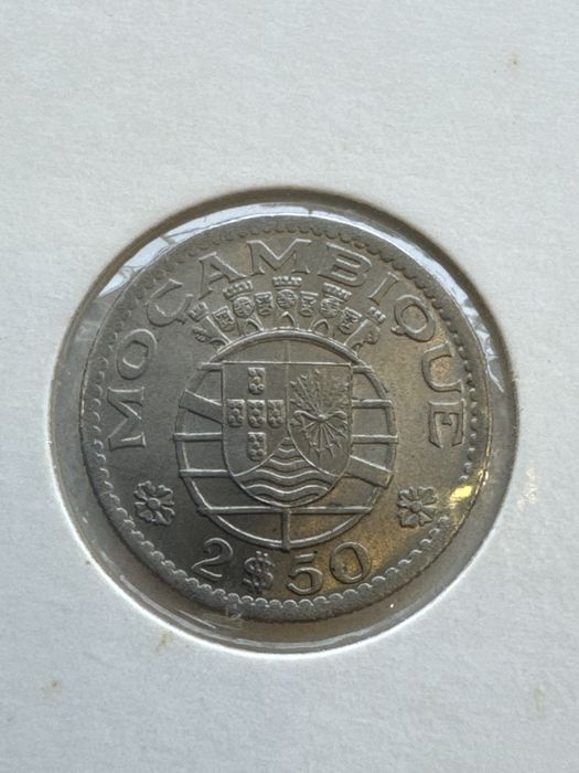 Moeda 2$50 Moçambique 1954