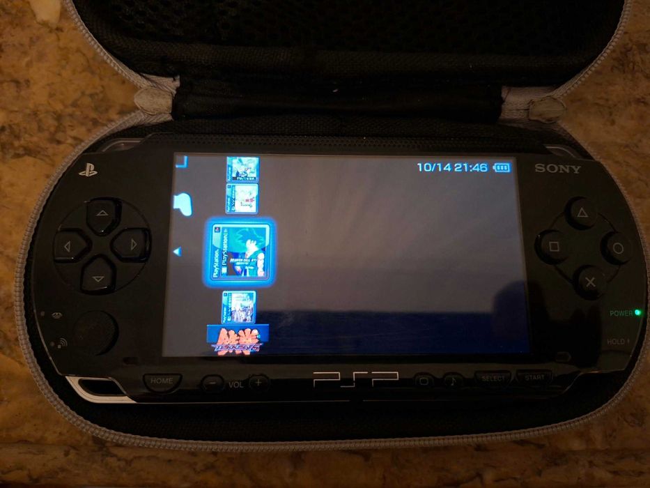Psp 1004 com Jogos instalados + bolsa