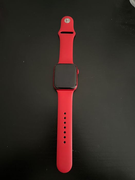 Apple Watch Series 6 44 mm GPS+Cellular, czerwony, działający