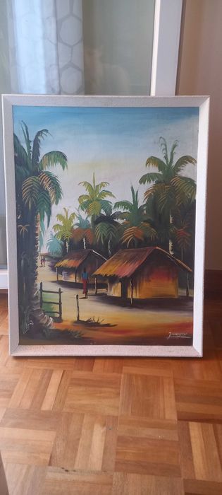 Quadro com paisagem