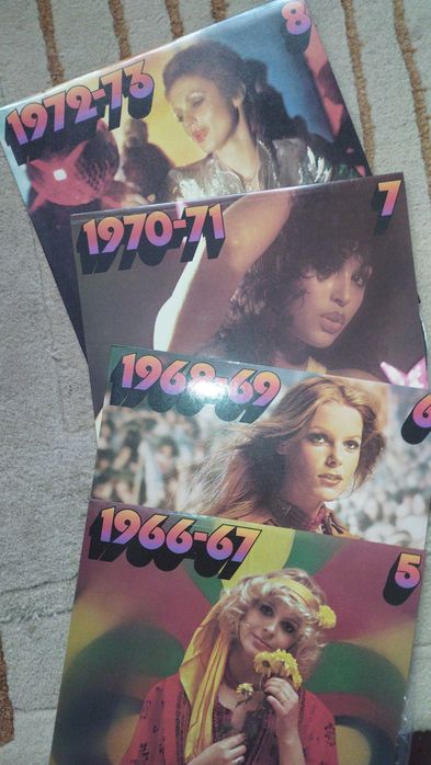 Golden Hit Parade Popular Music's - 8 discos vinil LP
