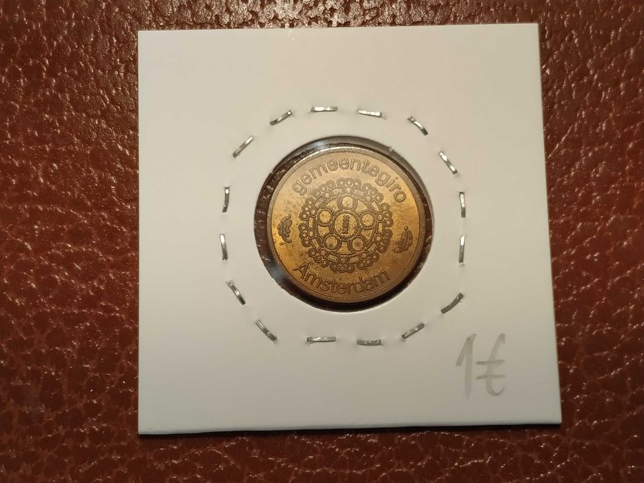 Medalha/ficha/token - Amsterdam 1 de maio a 31 de julho de 1975