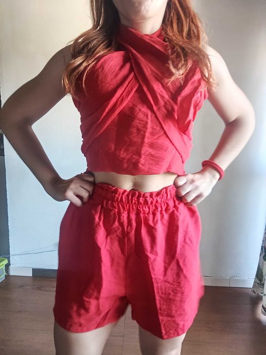 Conjunto top e calçao