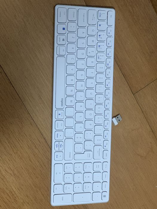 Teclado wireless branco Rapoo E9700M