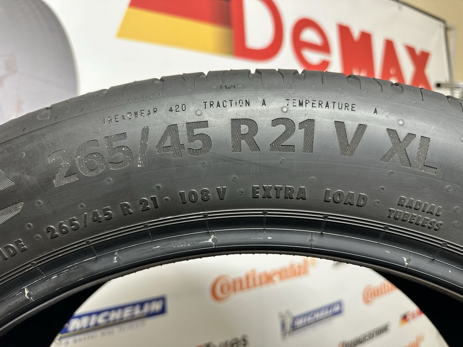 Шини 265/45/21 V XL Continental EcoContact 6!