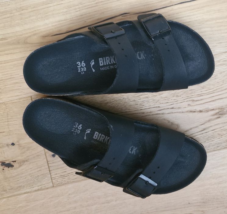 Klapki Birkenstock Arizona BS Triples Czarne R. 36