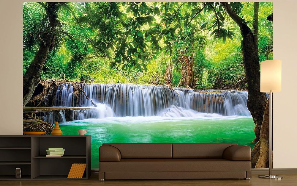 Great Art Fototapeta natura wodospad 210 x 140 cm