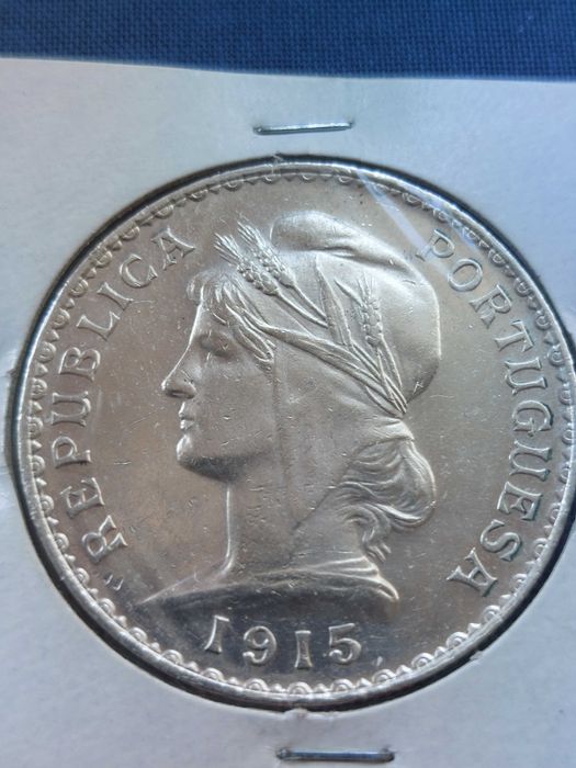 Moedas de Prata  1 escudo 1910