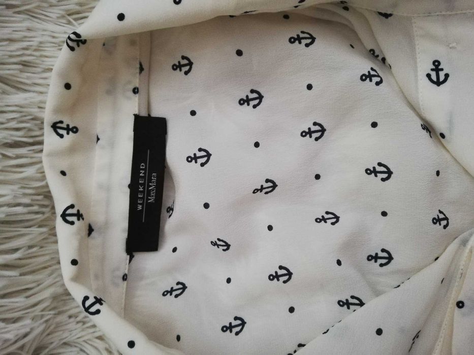 bluzka Max Mara 38 M bluzka jedwabna Max Mara Weekend M 38