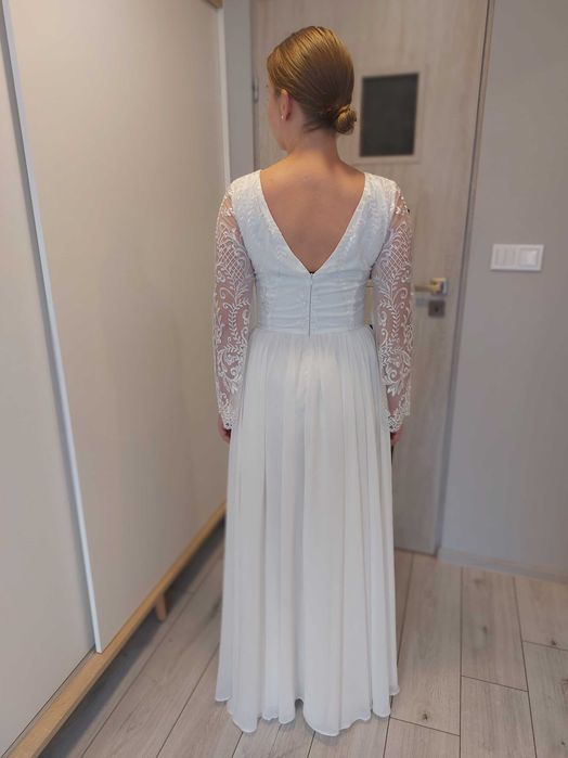 Suknia ślubna ecru nowa nieużywana