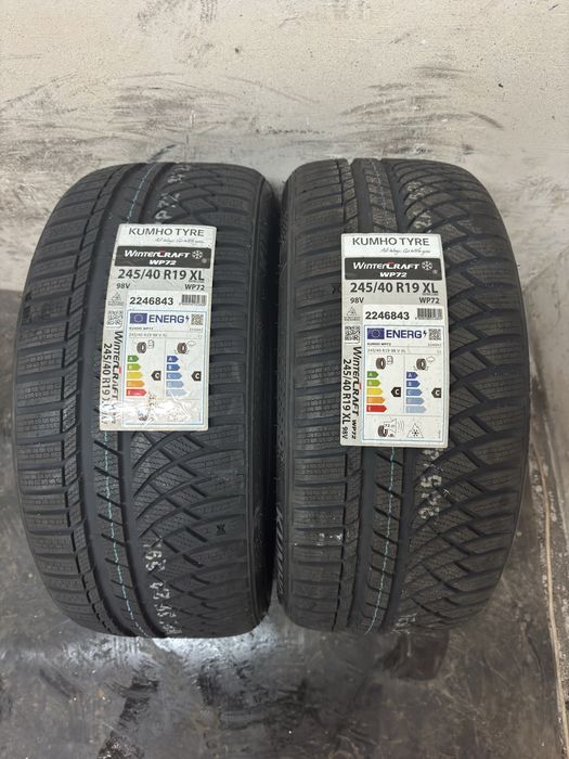 2x Opony Zimowe Kumho WinterCraft WP72 245/40R19 98 V XL
