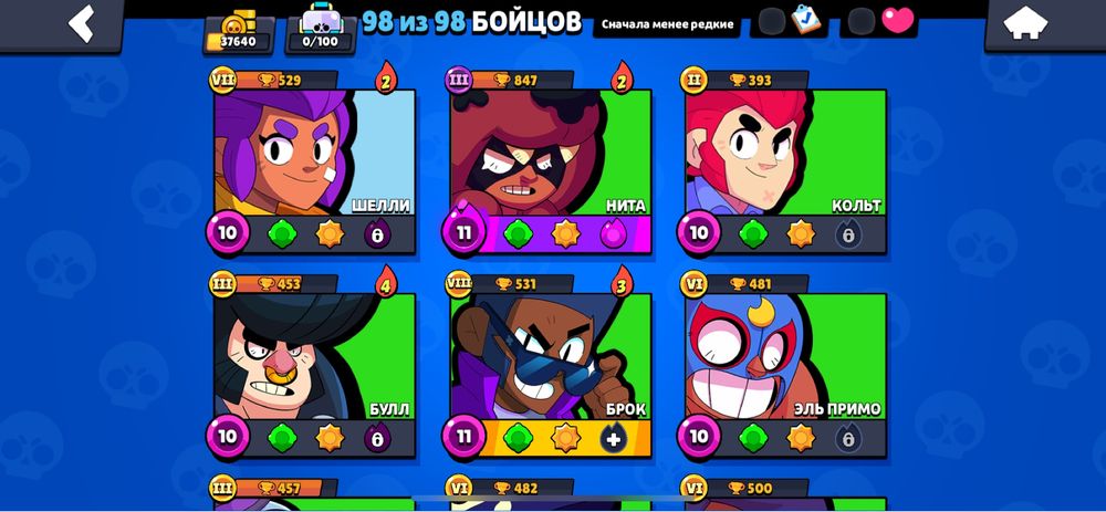 Аккаунт бравл старс