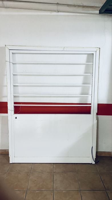 Porta aluminio lacado branco