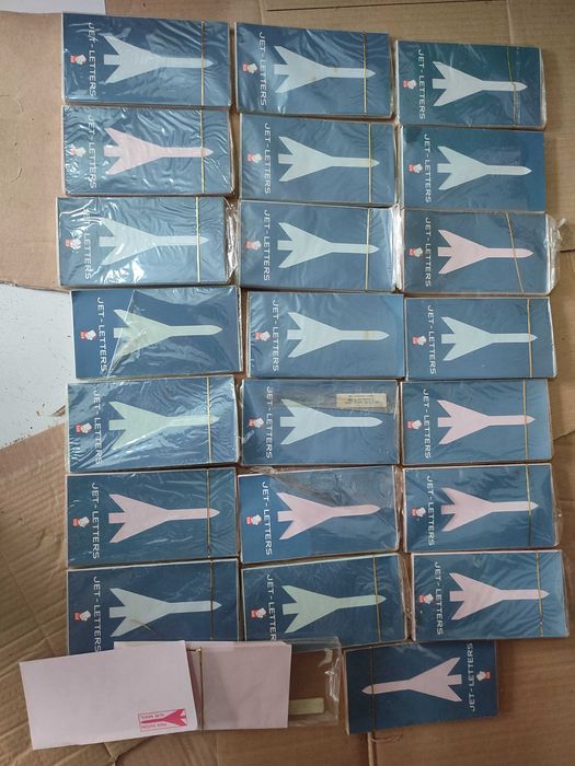 Lote 550 Envelopes antigos para avião