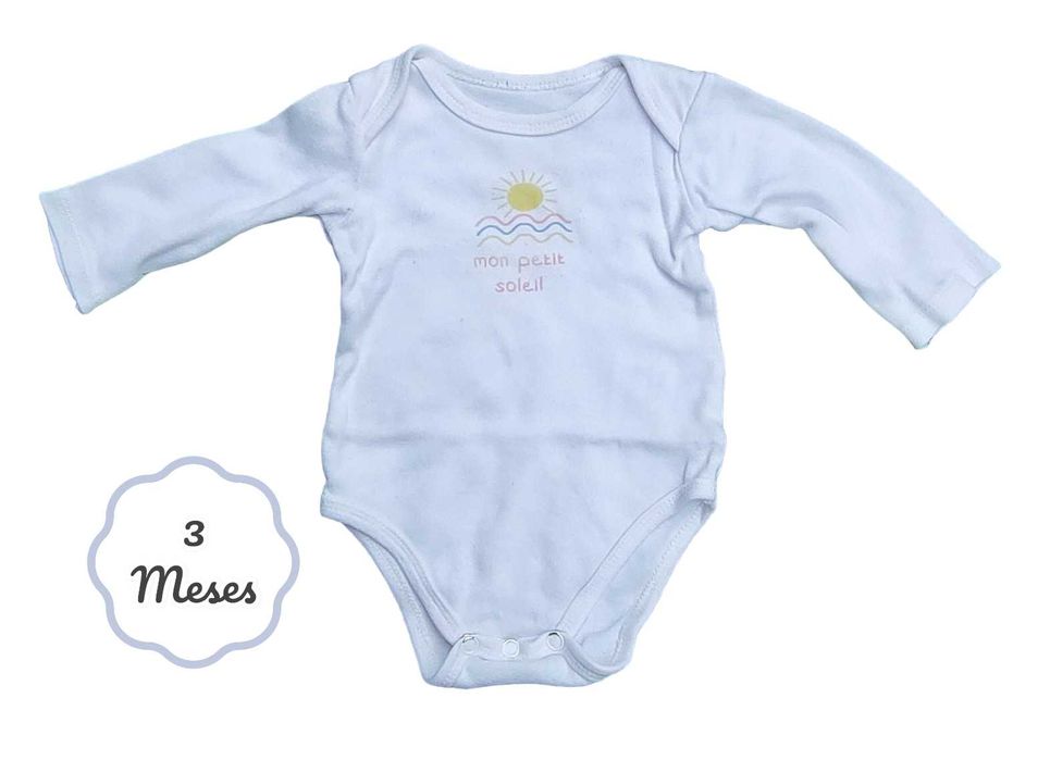 Body Branco 3 meses